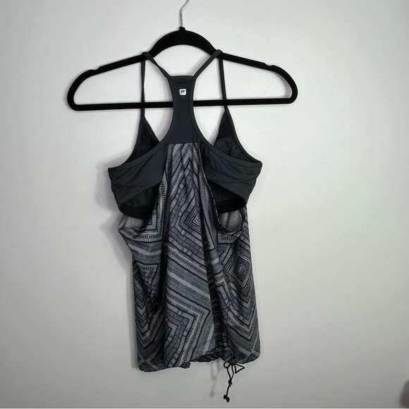 Fabletics printed norwalk built in bra work out tank‎ - Picture 3 of 9